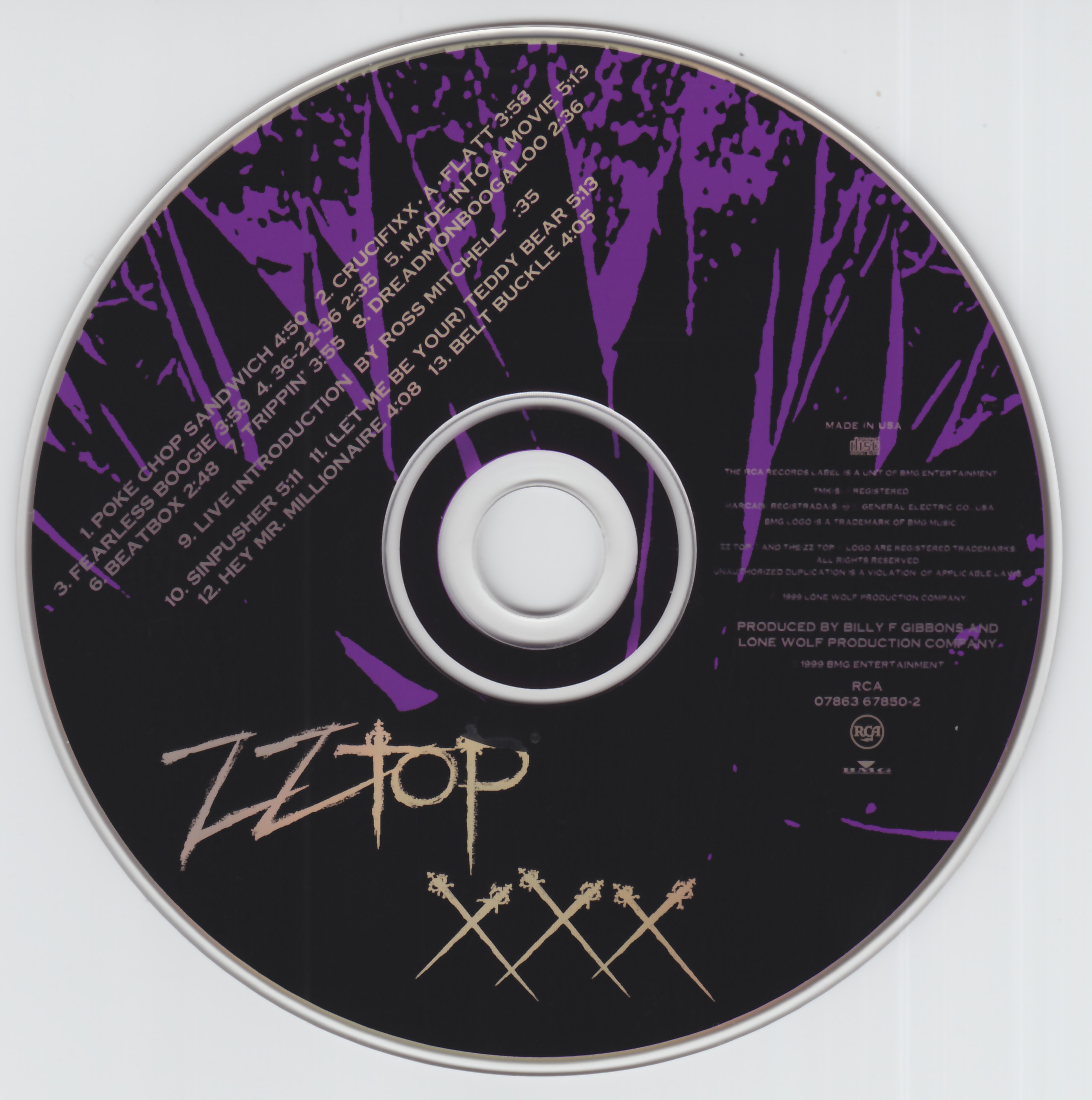 ZZ Top  XXX : CD US